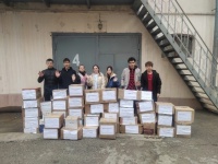 Студенты и преподаватели ЧИ БГУ собрали и упаковали более 50 коробок гуманитарной помощи